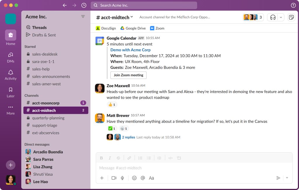 Aplikasi Slack